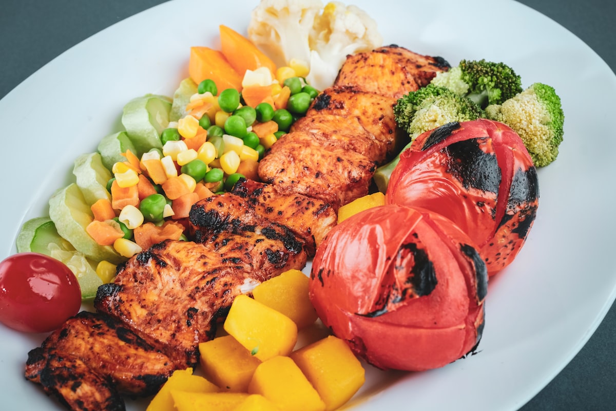 Balanced meal planning example